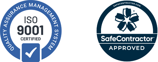 Our accreditation badges